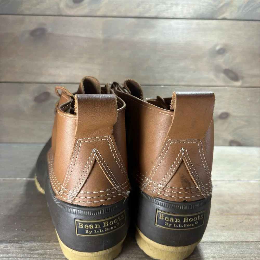 ll bean duck boots mens size 11 shoes brown hunting winter waterproof boots